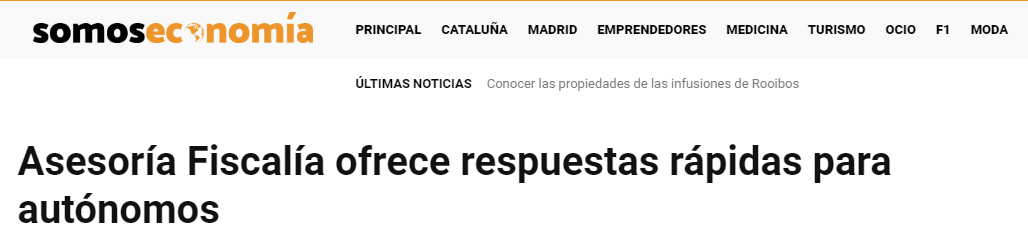 Publicación sobre los servicios de Asesoría Fiscália