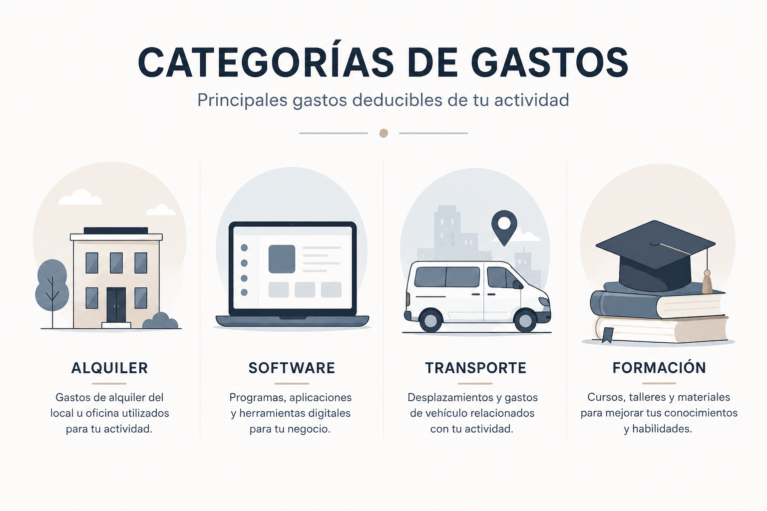 Los gastos deducibles Asesoria Fiscalia Chiclana de la Frontera